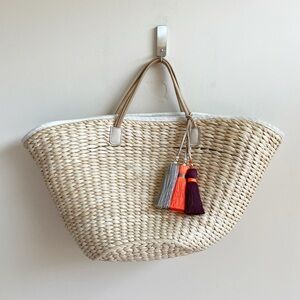 INDIA HICKS Raffia Bag from the Palm Frond Collection